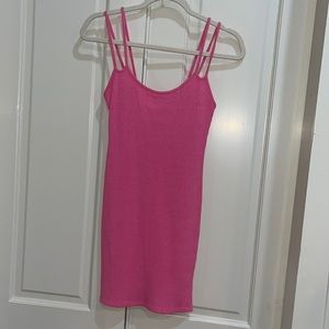 Hot Pink Mini Dress